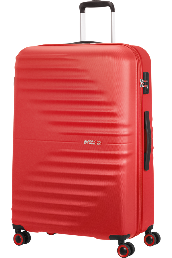 American Tourister Wavetwister Spinner TSA 77cm  Rouge vif
