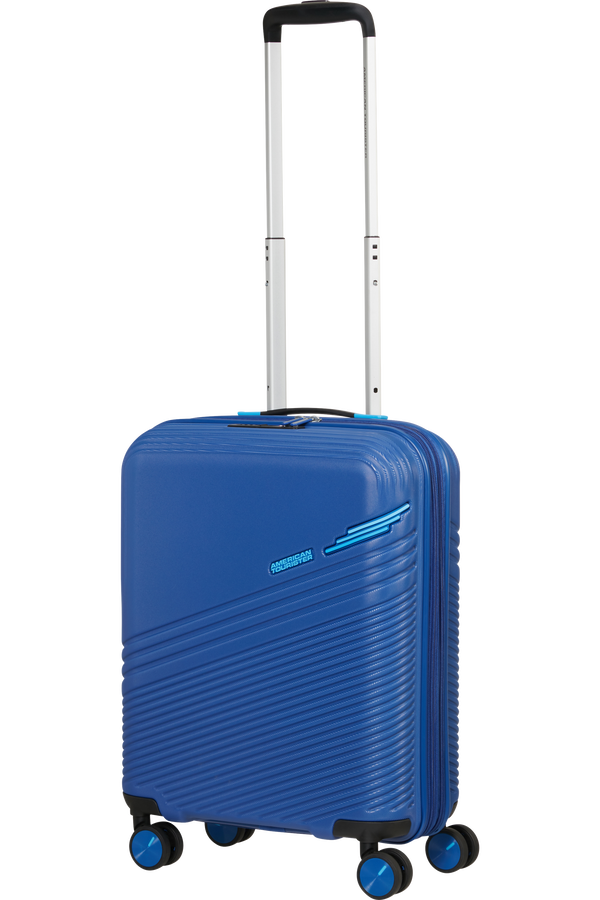 American Tourister Triple Trace Spinner TSA Expandable 55cm  Navy/Blue
