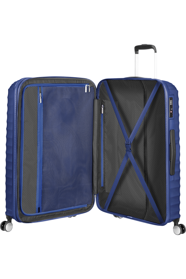 American Tourister Jetglam Spinner 77cm  Metallic Blue
