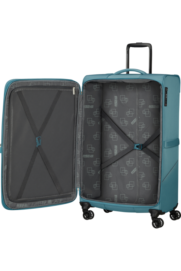 American Tourister SummerRide Spinner L EXP TSA 80cm Bleu Vent