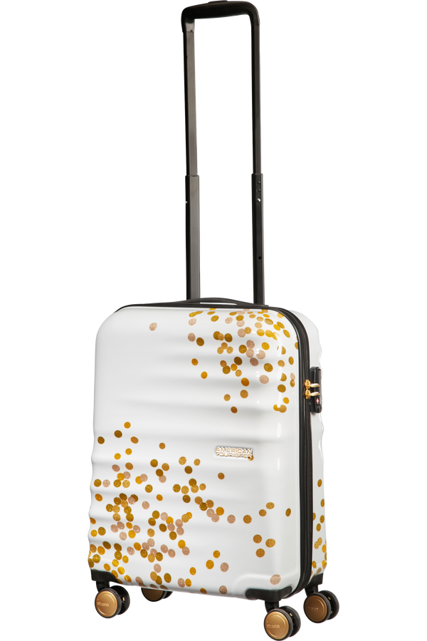American Tourister Wavebreaker Spinner 55cm  Confetti White