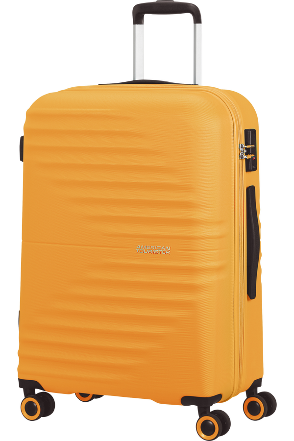 American Tourister Wavetwister Spinner TSA 66cm  Jaune