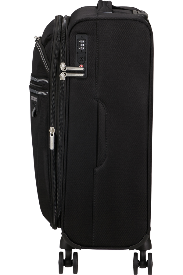 American Tourister Aerospin Spinner Expandable S  Schwarz