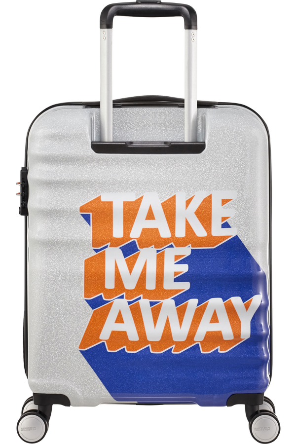 American Tourister Wavebreaker Spinner 55cm  Take Me Away Blue/Orange