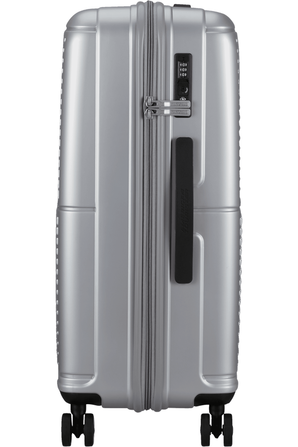 American Tourister Geopop Spinner 67/24 Tsa. 67cm  Argent Métallique