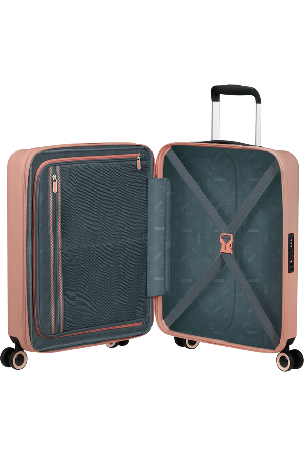 American Tourister Dynabelt Spinner EXP TSA 55cm  Sandy Rose