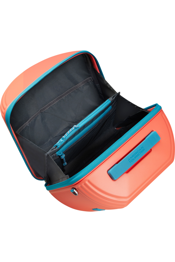 American Tourister Rollio Beauty Case  Coral/Blue