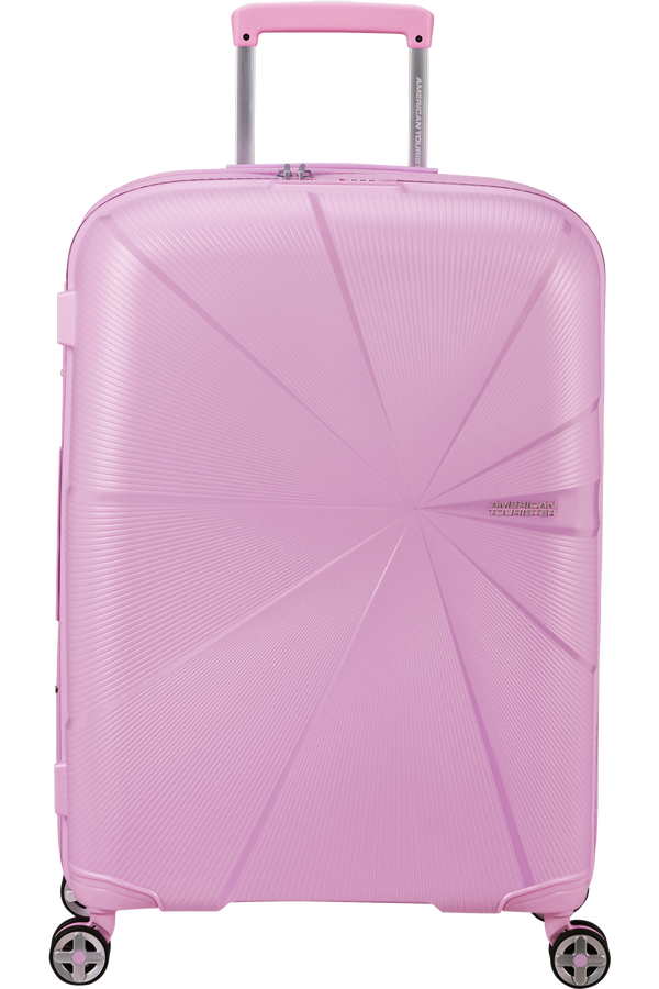 American Tourister StarVibe Spinner Expandable TSA 67cm  Metallic Pastel Lavender
