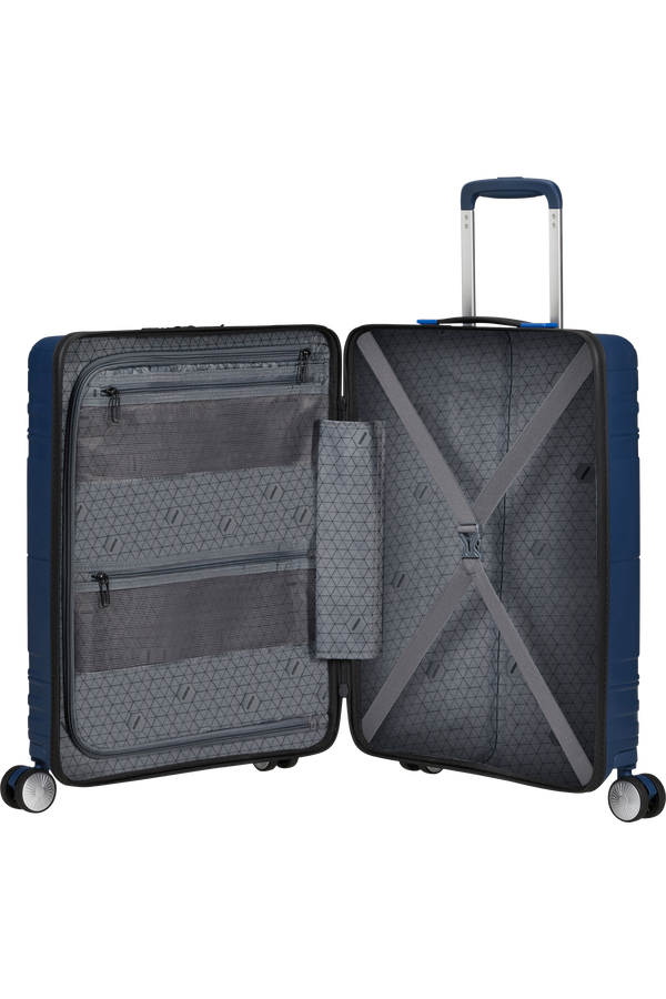 American Tourister Hello Cabin Spinner TSA 55cm  Bleu Marine