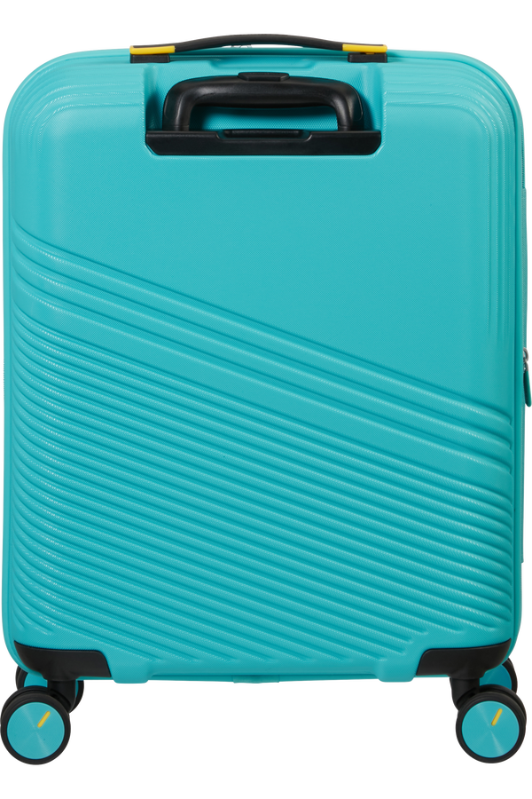 American Tourister Triple Trace Spinner TSA Expandable 55cm  Turquoise/Yellow