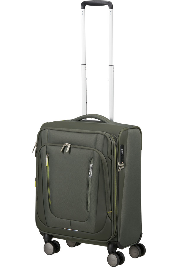 American Tourister Wanderlite Spinner EXP TSA S  Dark Khaki