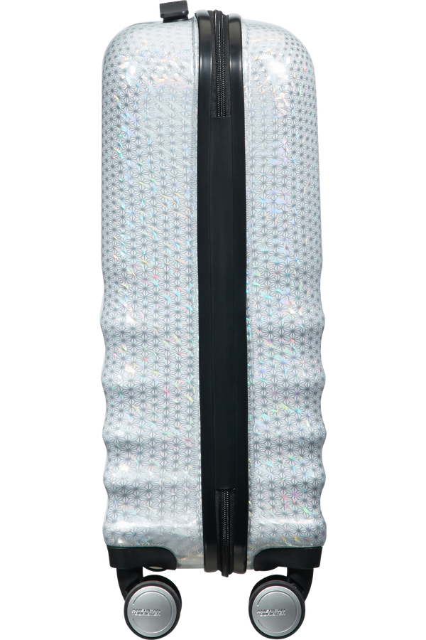 American Tourister Wavebreaker Spinner 55cm  Starlight Silver