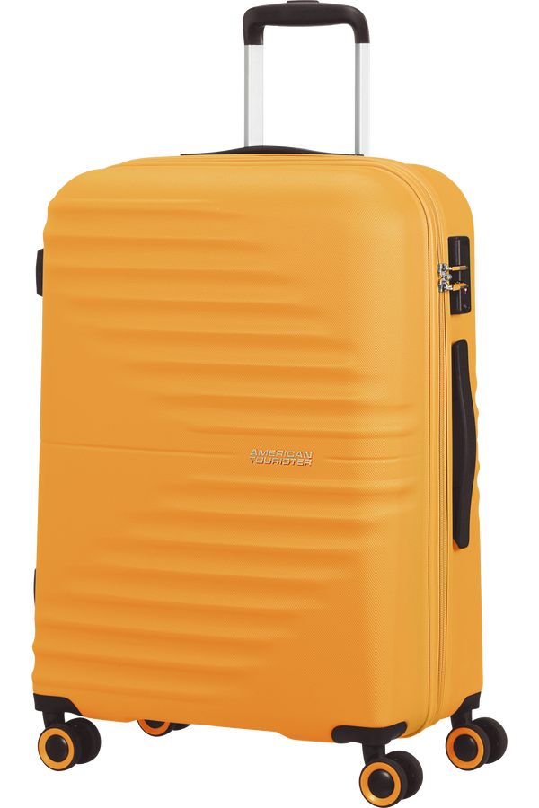 American Tourister Wavetwister Spinner TSA 66cm  Jaune