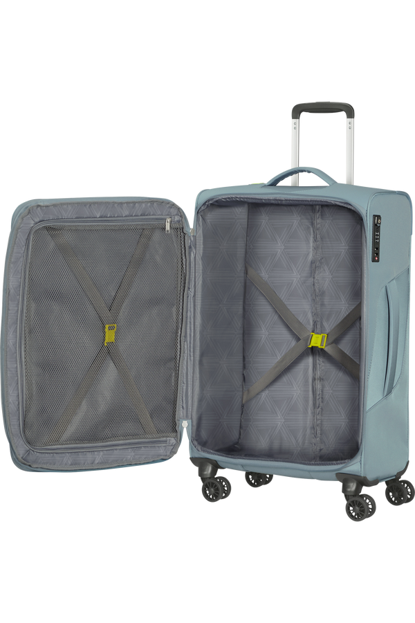 American Tourister Summerfunk Spinner Exp TSA 67cm  Metal Grey