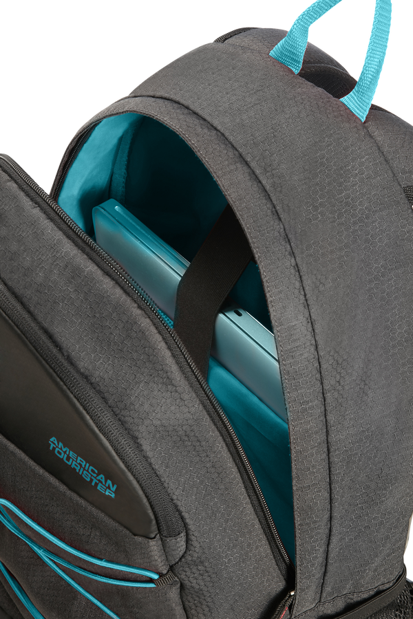 American Tourister Road Quest Laptop Backpack M 15.6'  Graphite/Turquoise