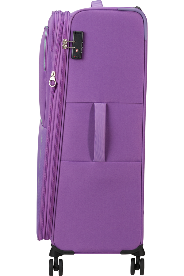 American Tourister Air Wave Spinner EXP TSA L  Purple/Aqua