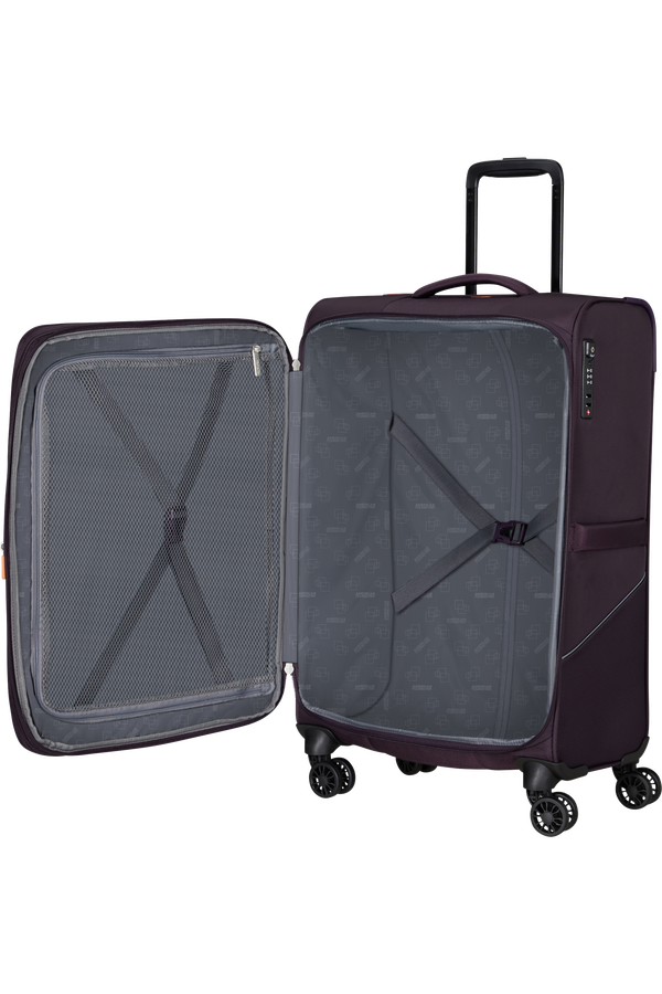 American Tourister SummerRide Spinner M EXP TSA 69cm  Dark Plum