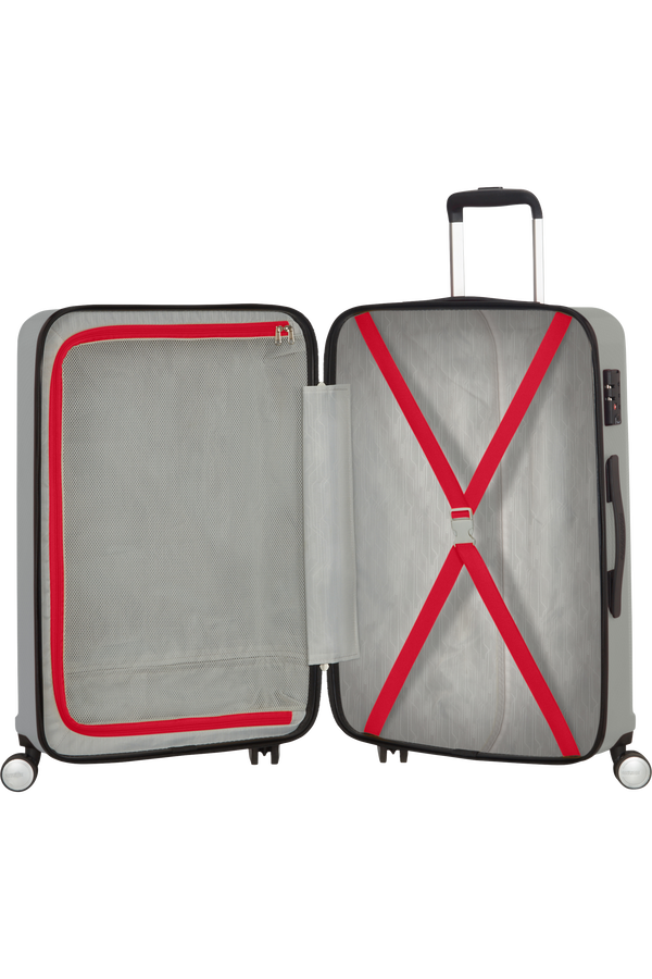 American Tourister Beachrider Spinner TSA 68cm  Silver