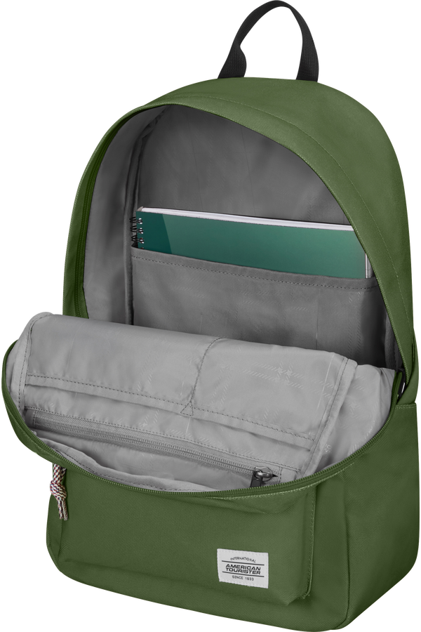 American Tourister Upbeat Backpack Zip  Olive Green