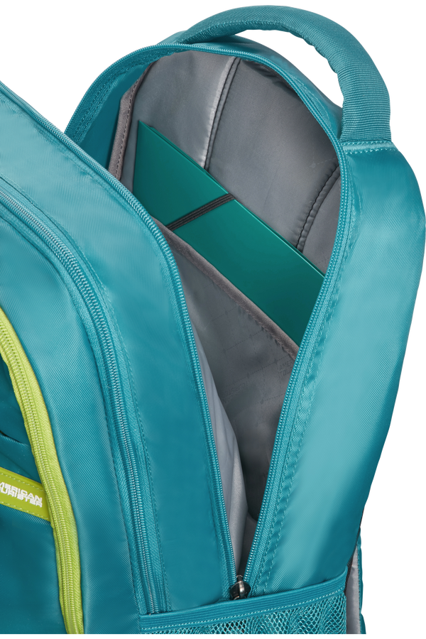 American Tourister Urban Groove Sportive Backpack  Light Blue/Lime