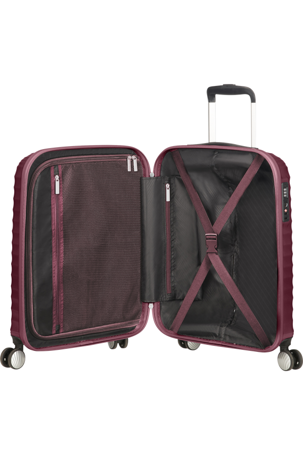 American Tourister Jetglam Spinner TSA 55cm  Metallic Grape Purple