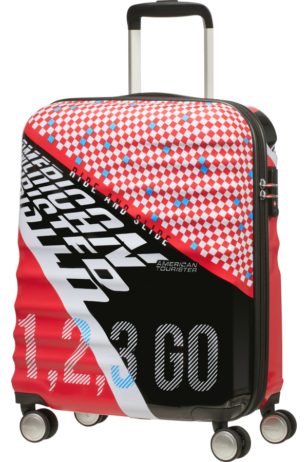 American Tourister Wavebreaker Spinner 55cm  Retro Racer