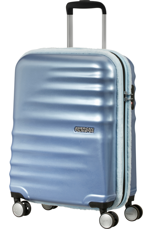 American Tourister Wavebreaker Spinner Fur 55cm  Ice Blue