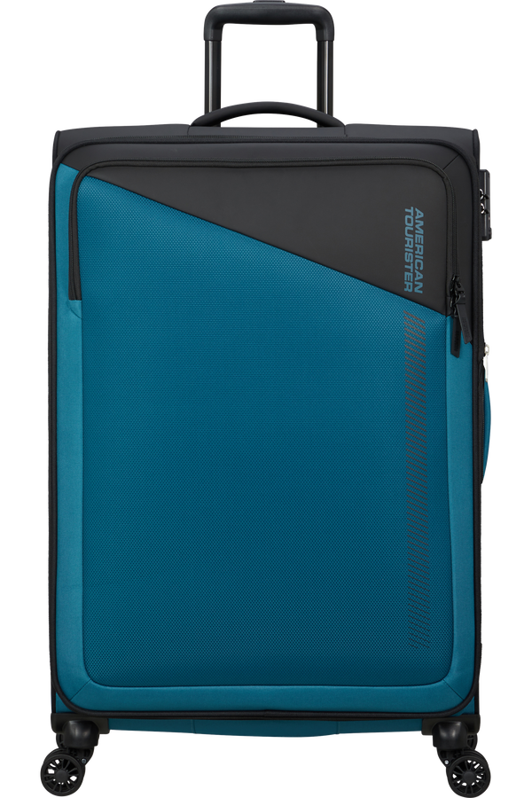 American Tourister Daring Dash Spinner Expandable TSA L  Noir/Bleu