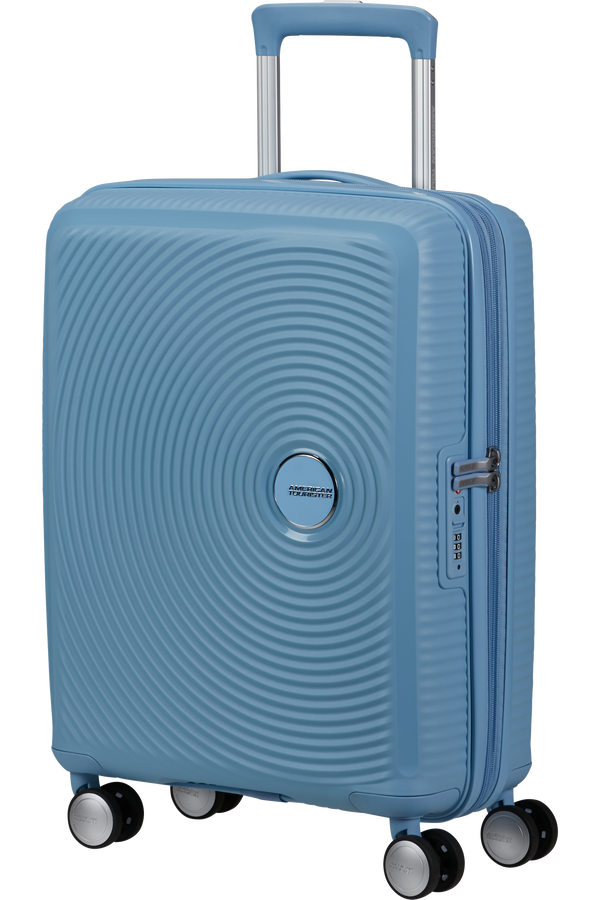 American Tourister SoundBox Spinner TSA Expandable 55cm  Sea Shimmer