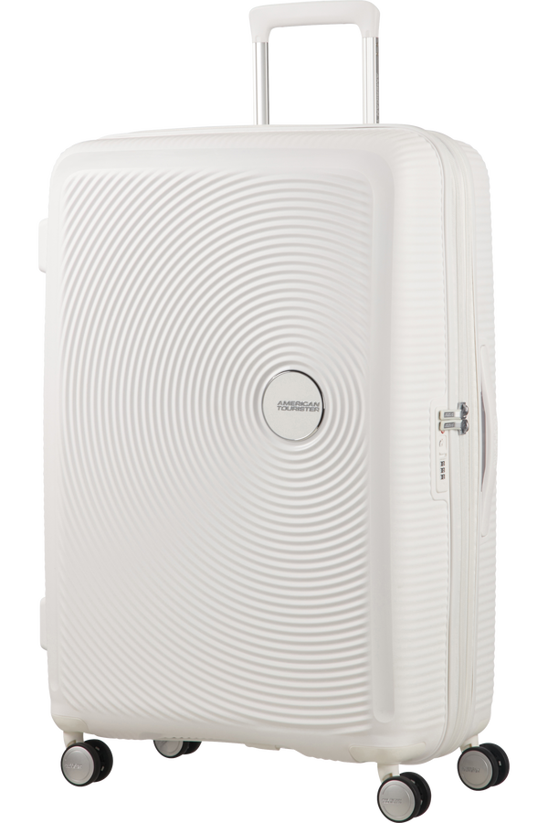 American Tourister Soundbox Spinner extensible 77cm Pure White