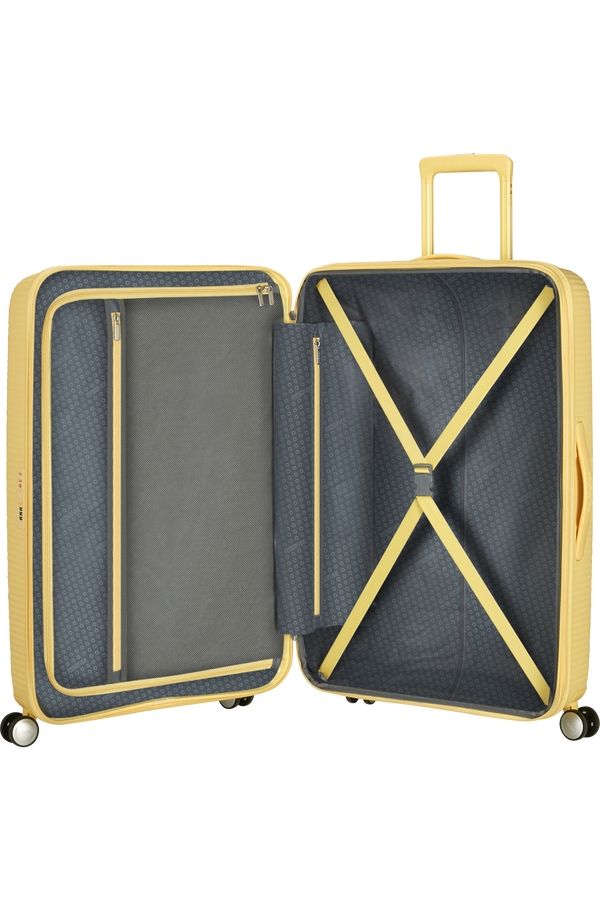 American Tourister SoundBox Spinner TSA Expandable 77cm  Pastel Yellow