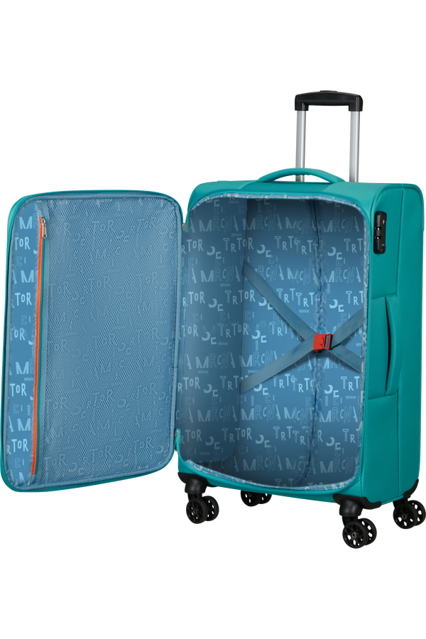 American Tourister Sea Seeker Spinner 68/25 Tsa 68cm  Vert marine