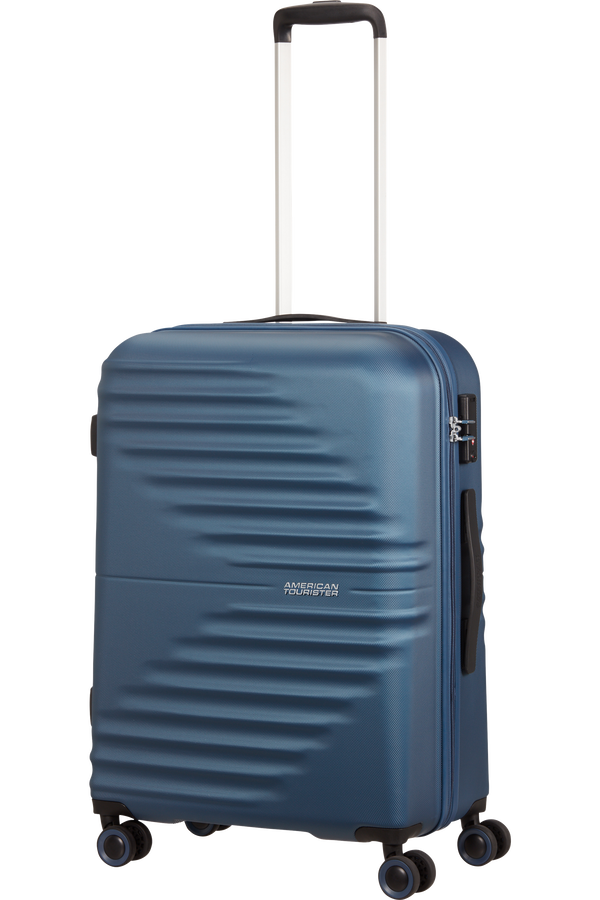 American Tourister Wavetwister Spinner TSA 66cm  Dark Navy