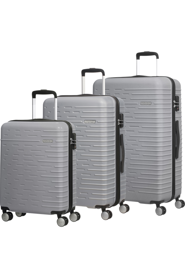 American Tourister Hyperdash 3 PC Set A  Gris argent