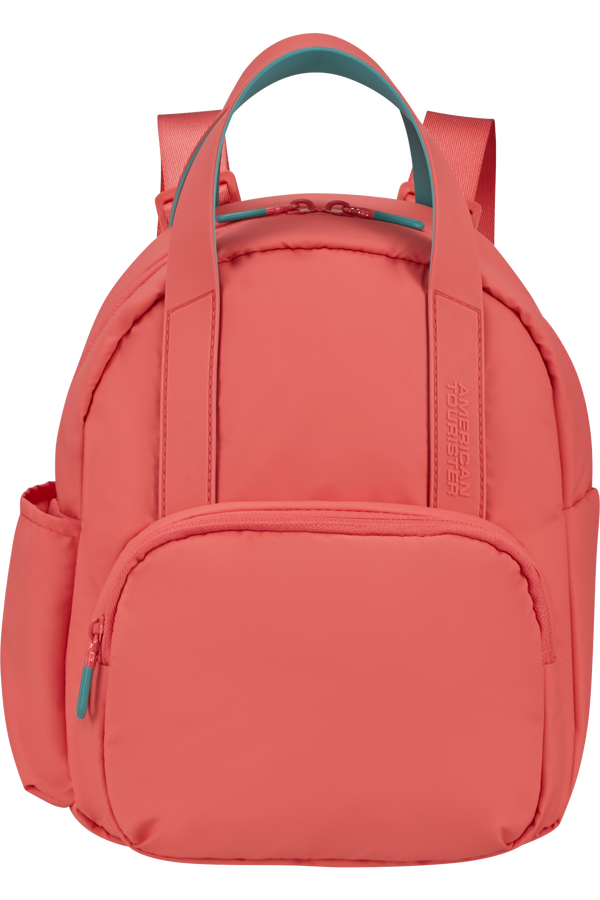 American Tourister Puffypop Mini Backpack S  Sunset Coral