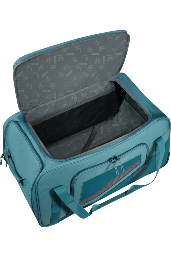American Tourister City Racer Duffle with Wheels M  P&eacute;trole