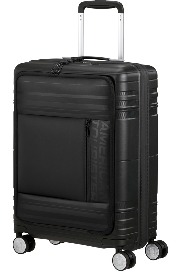American Tourister Hello Cabin Spinner TSA Coated 55cm  Onyx Black